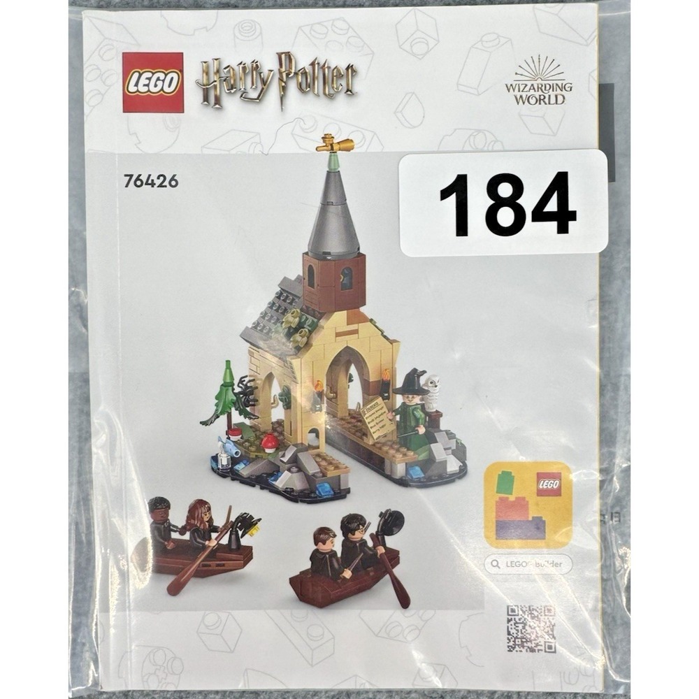 LEGO 76426 Harry Potter Hogwarts Boathouse Instruction Manual Only OEM Original